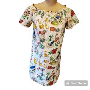 Womens J. Crew retro Hawaiian dress 4